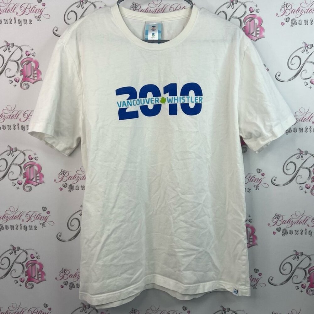Hudson’s bay company Olympic Vancouver Whistler 2010 White T-Shirt games HBC